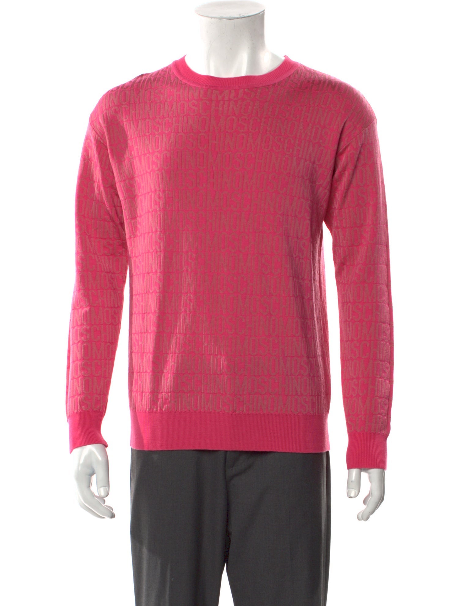 Moschino Couture Virgin Wool Crew Neck Pullover w/ Tags