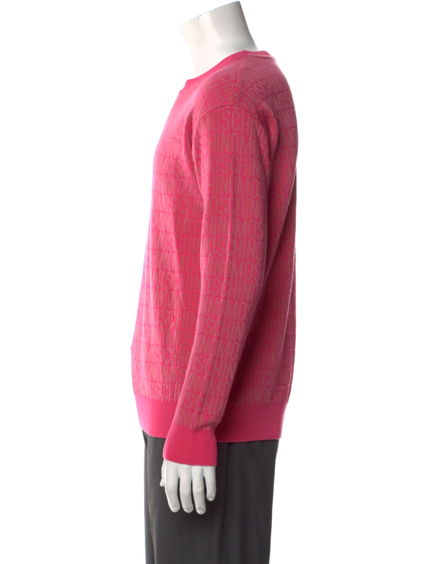 Moschino Couture Virgin Wool Crew Neck Pullover w/ Tags