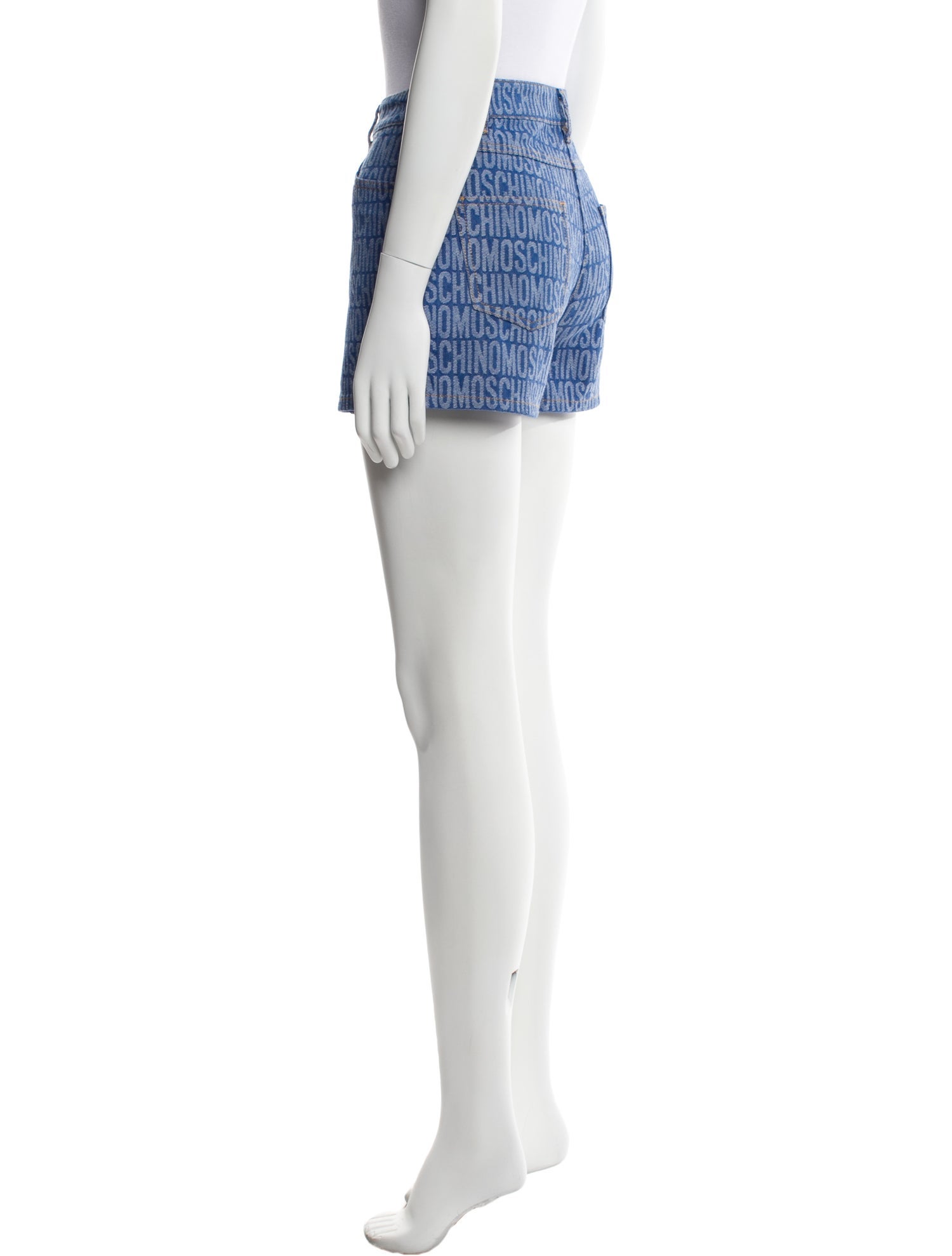 Moschino Couture Printed Mini Shorts w/ Tags