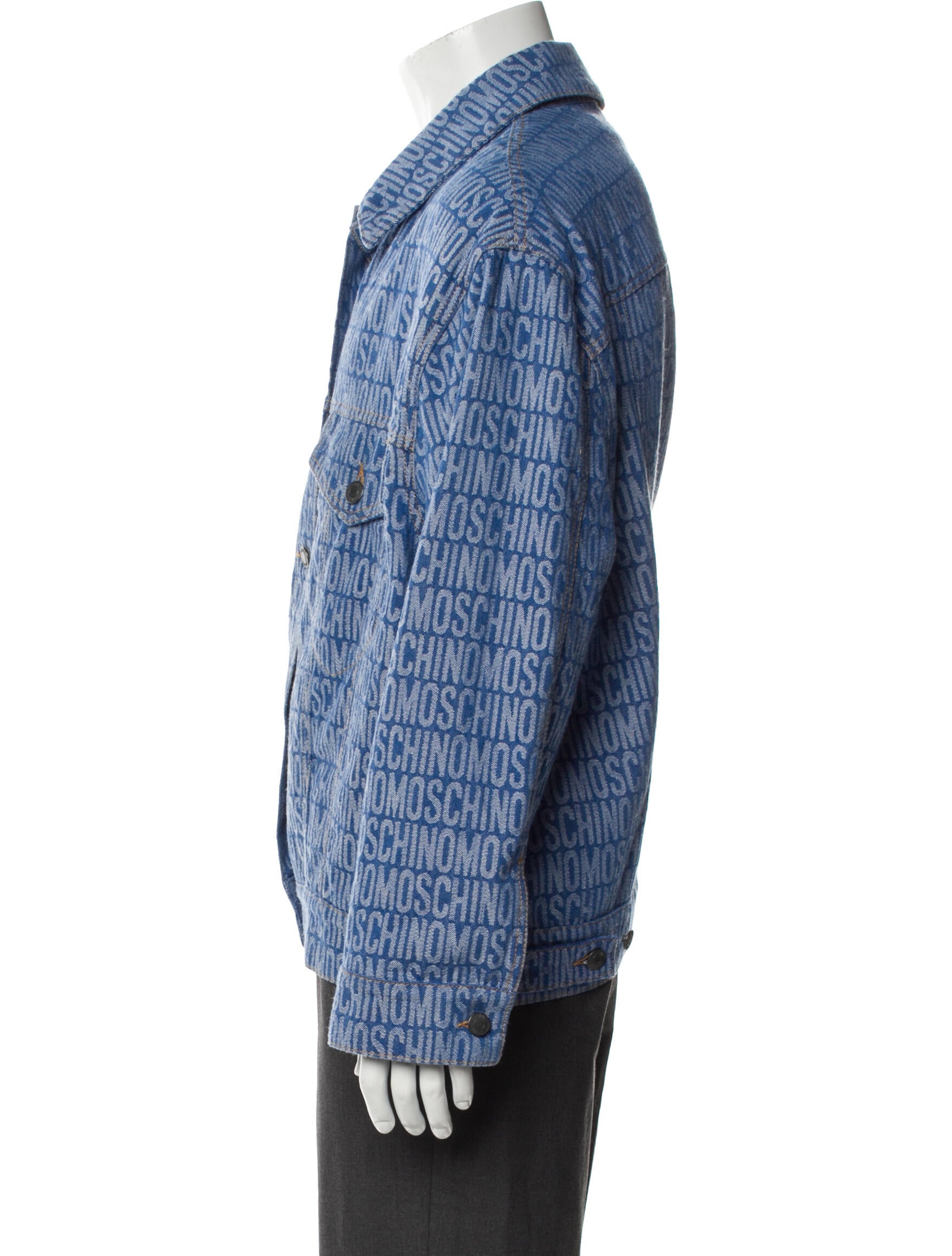 Moschino Couture Printed Denim Jacket w/ Tags