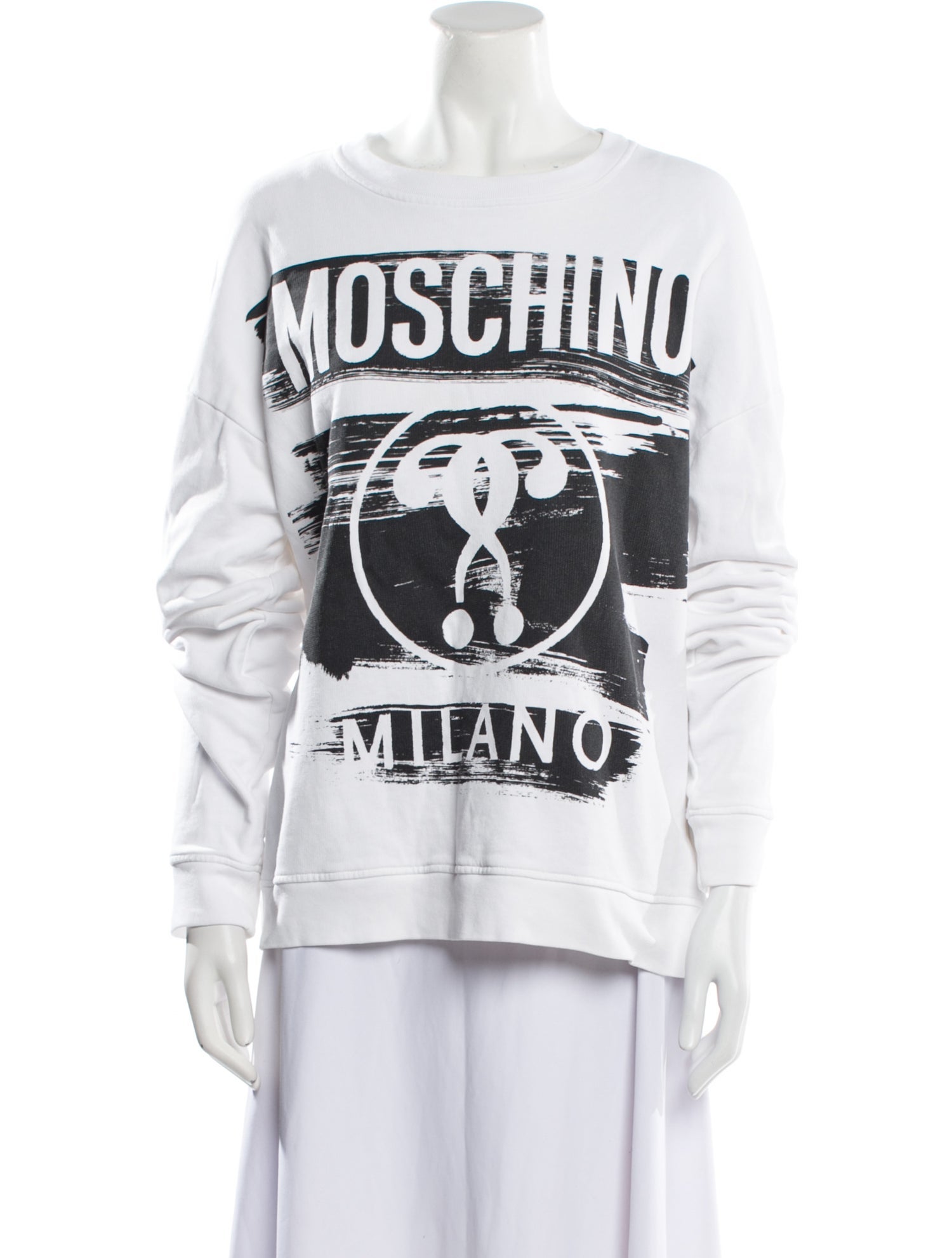 Moschino Couture Graphic Print Crew Neck Sweatshirt