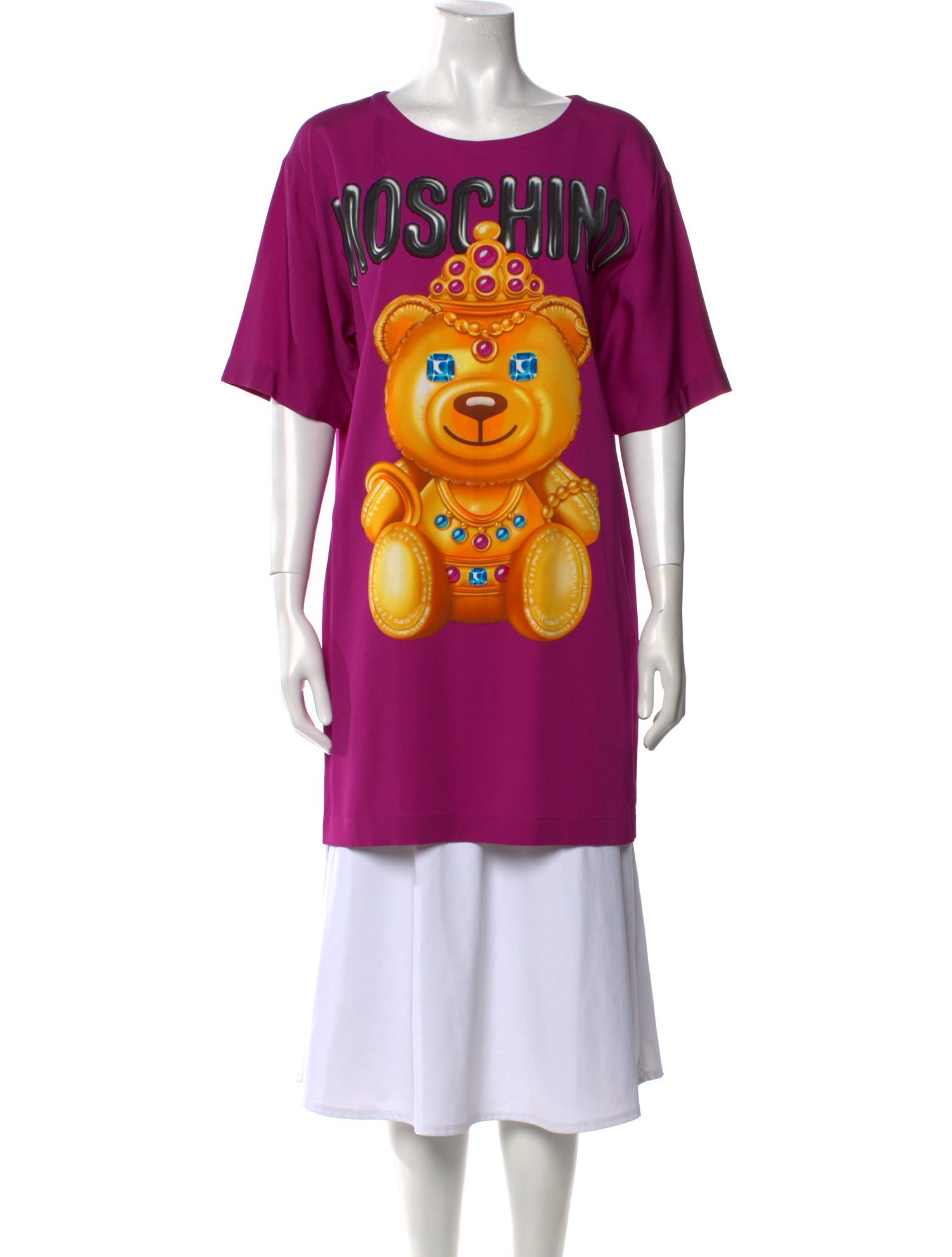 Moschino Couture Graphic Print Mini Dress