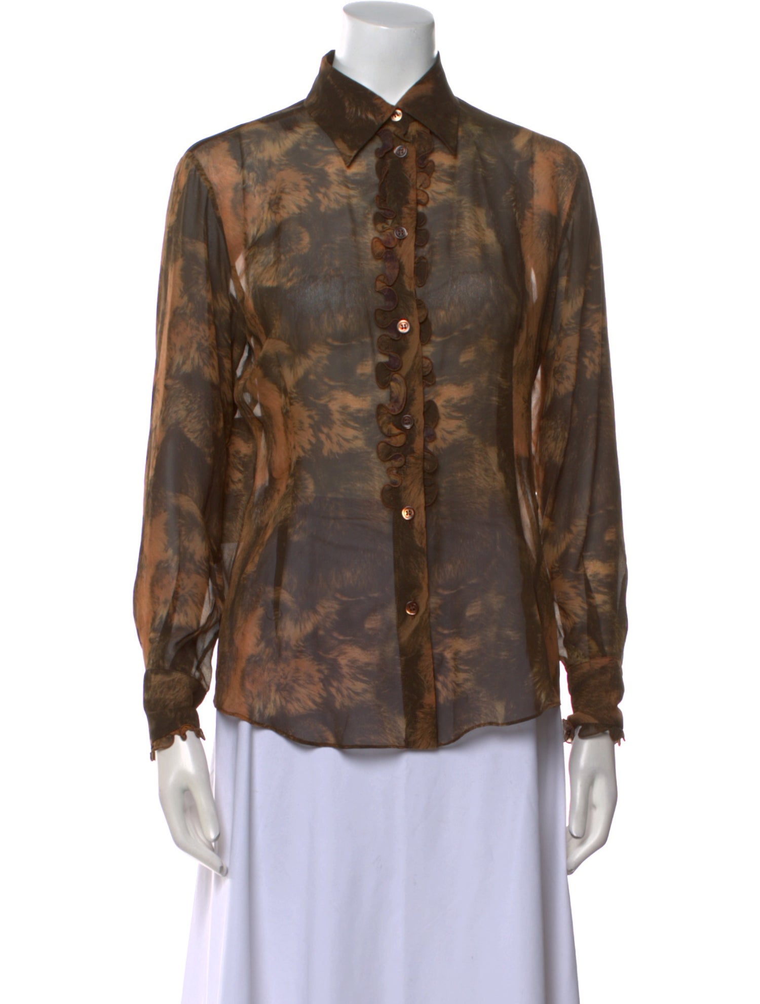 Moschino Couture Vintage 1990's Button-Up Top