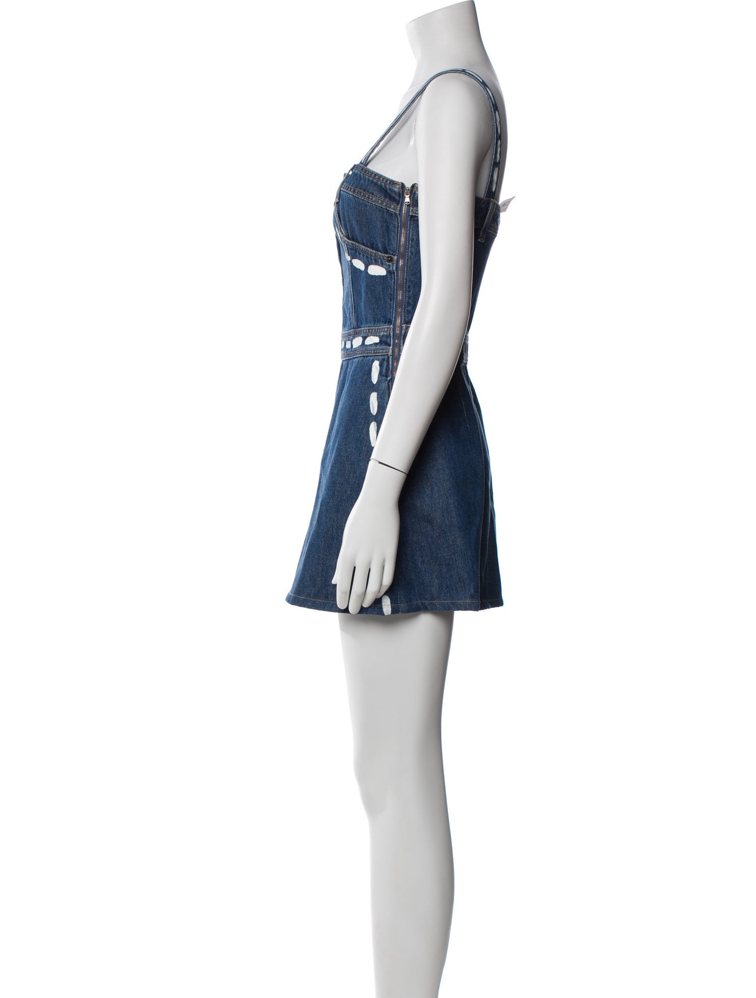 Moschino Couture Square Neckline Mini Dress