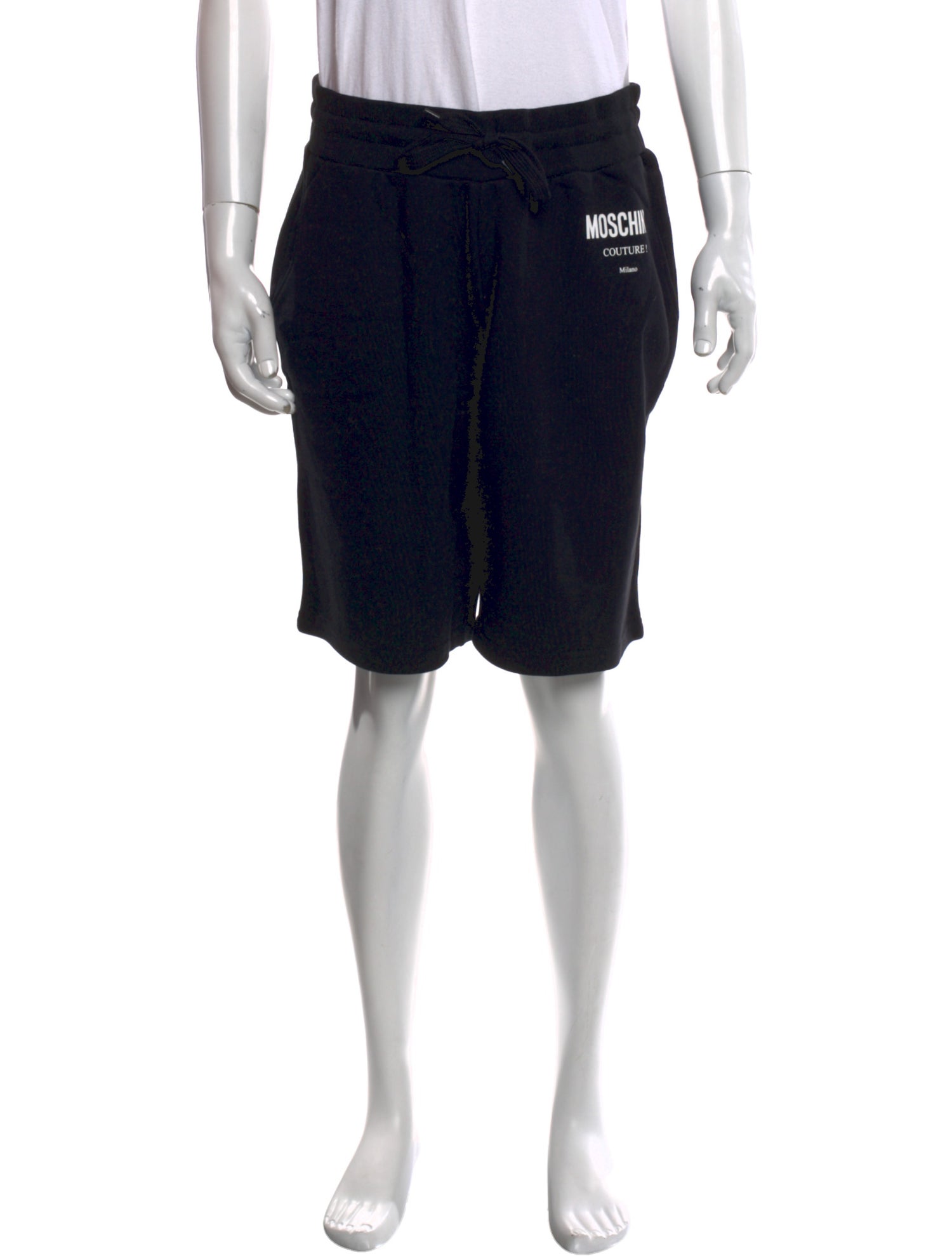 Moschino Couture Graphic Print Jogger Shorts w/ Tags