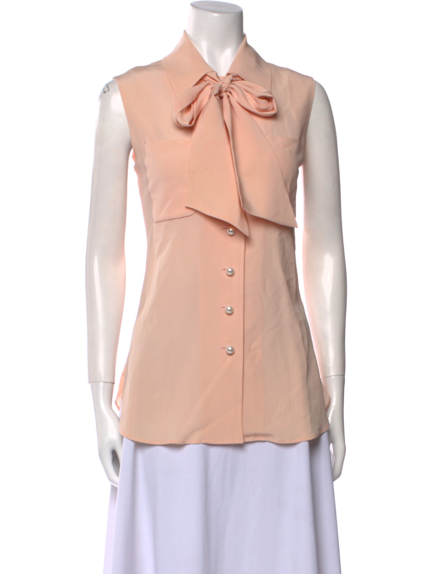 Moschino Couture Sleeveless Button-Up Top