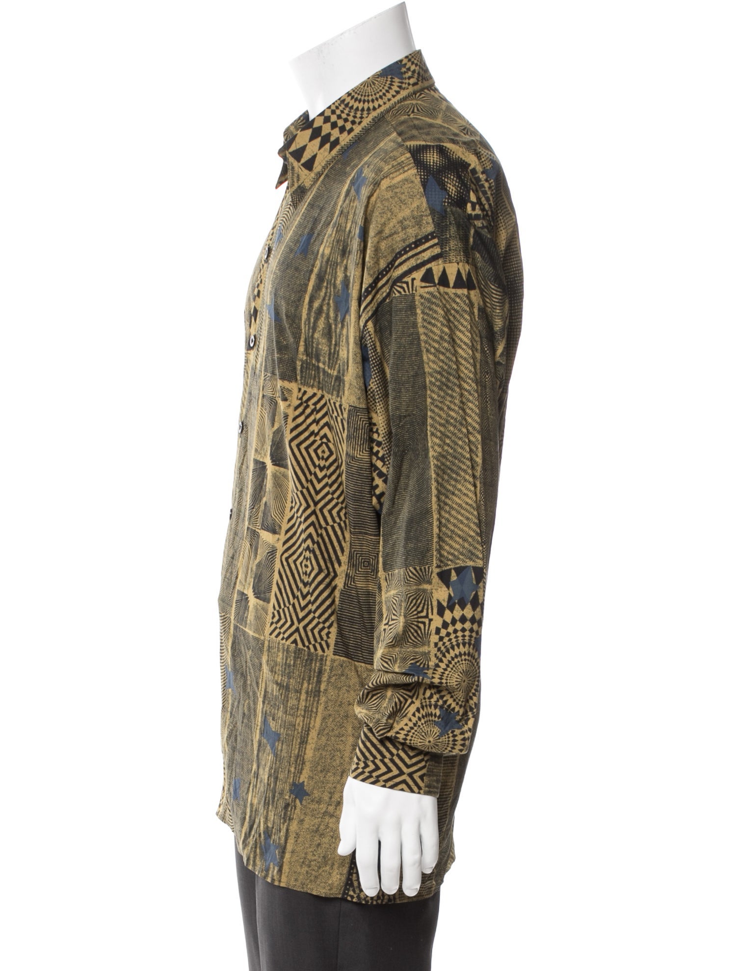 Moschino Couture Printed Long Sleeve Shirt