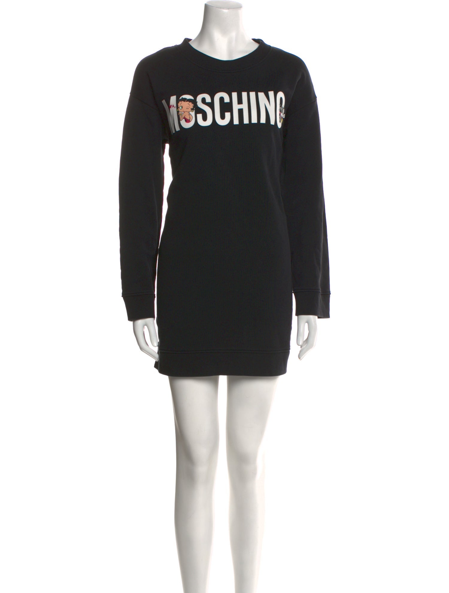 Moschino Couture Graphic Print Mini Dress