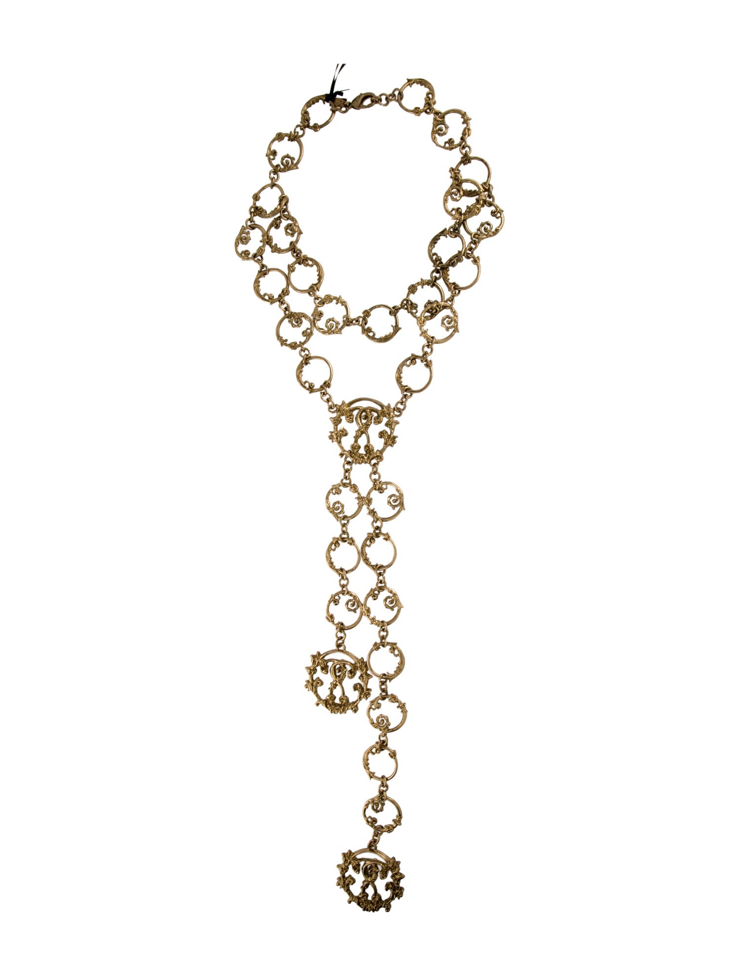 Moschino Couture Lavalier Necklace