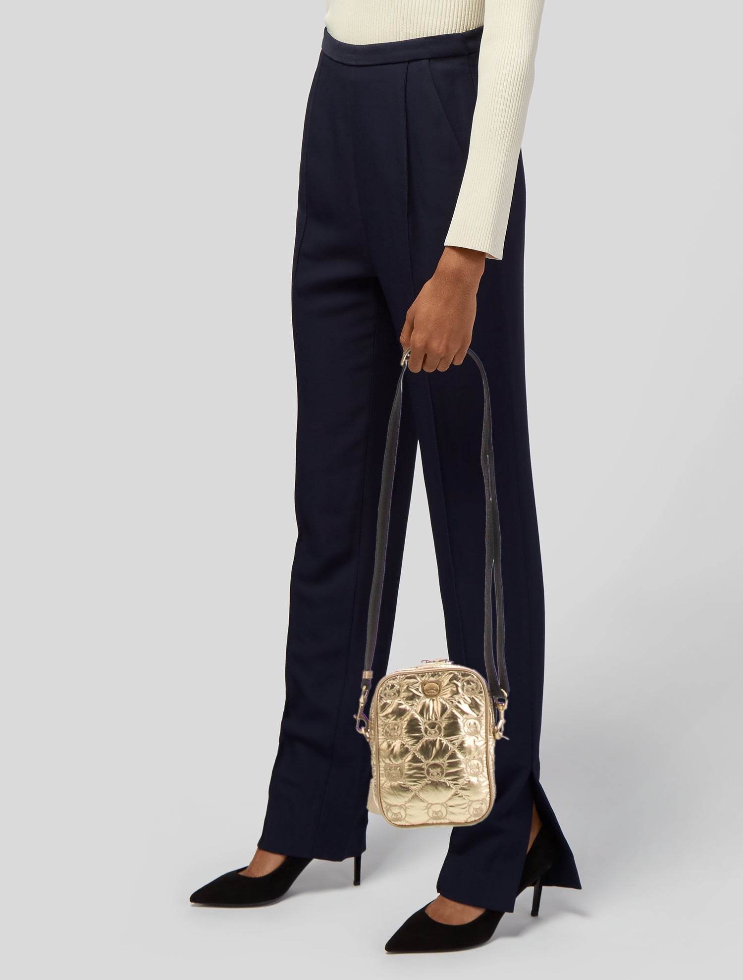 Moschino Couture Nylon Crossbody Bag