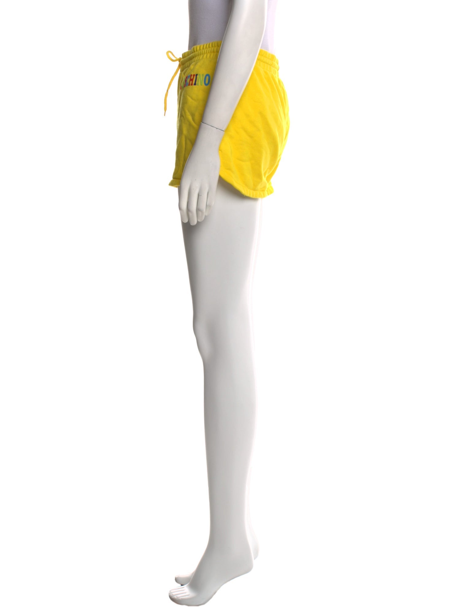 Moschino Couture Graphic Print Mini Shorts