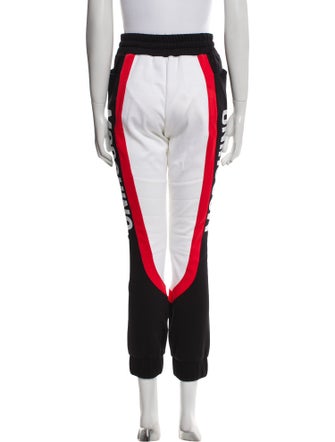 Moschino Couture Colorblock Pattern Sweatpants