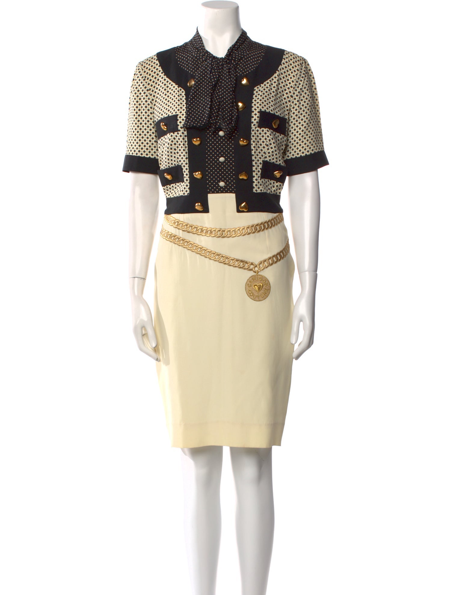 Moschino Couture Vintage Knee-Length Dress