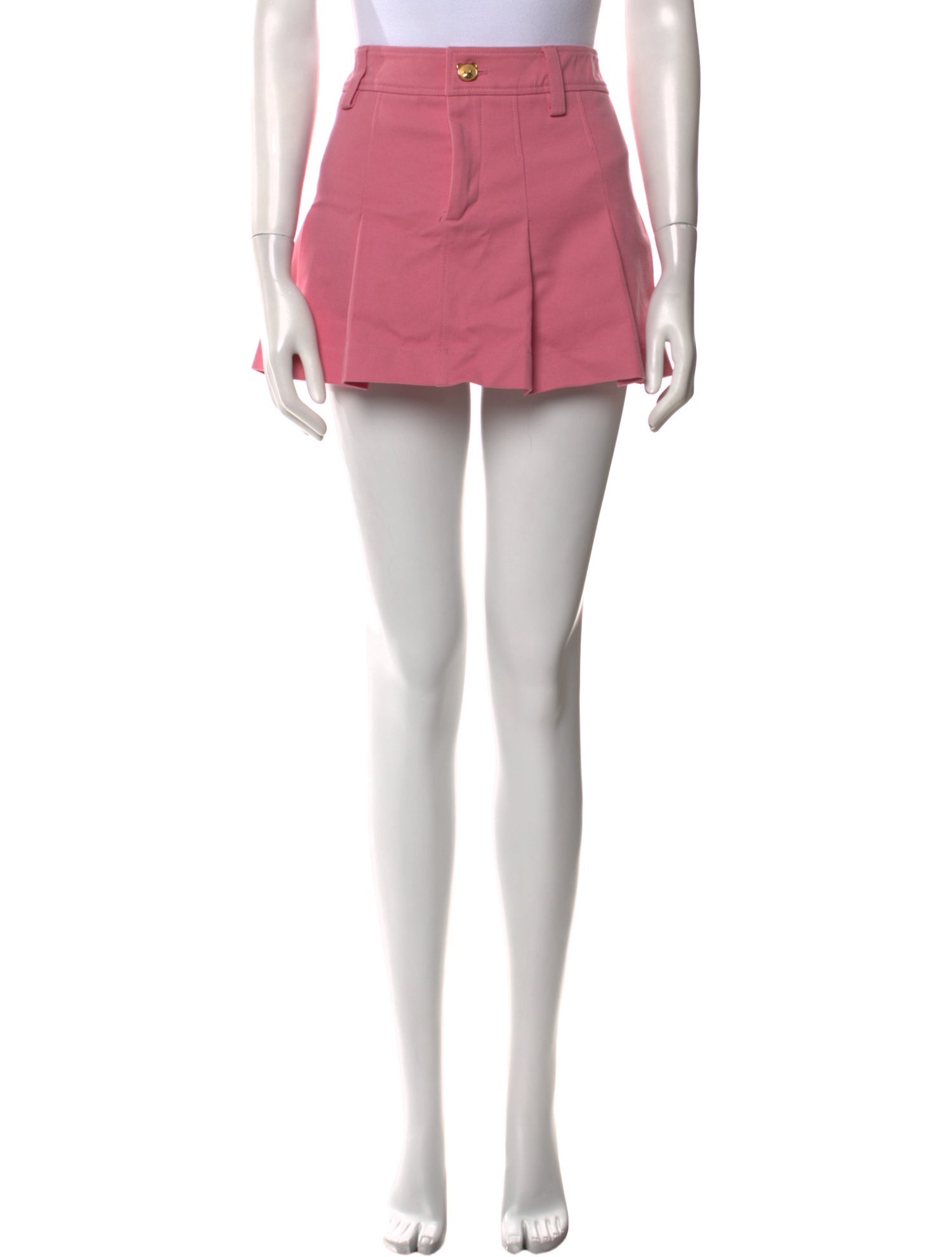 Moschino Couture Pleated Accents Mini Skirt