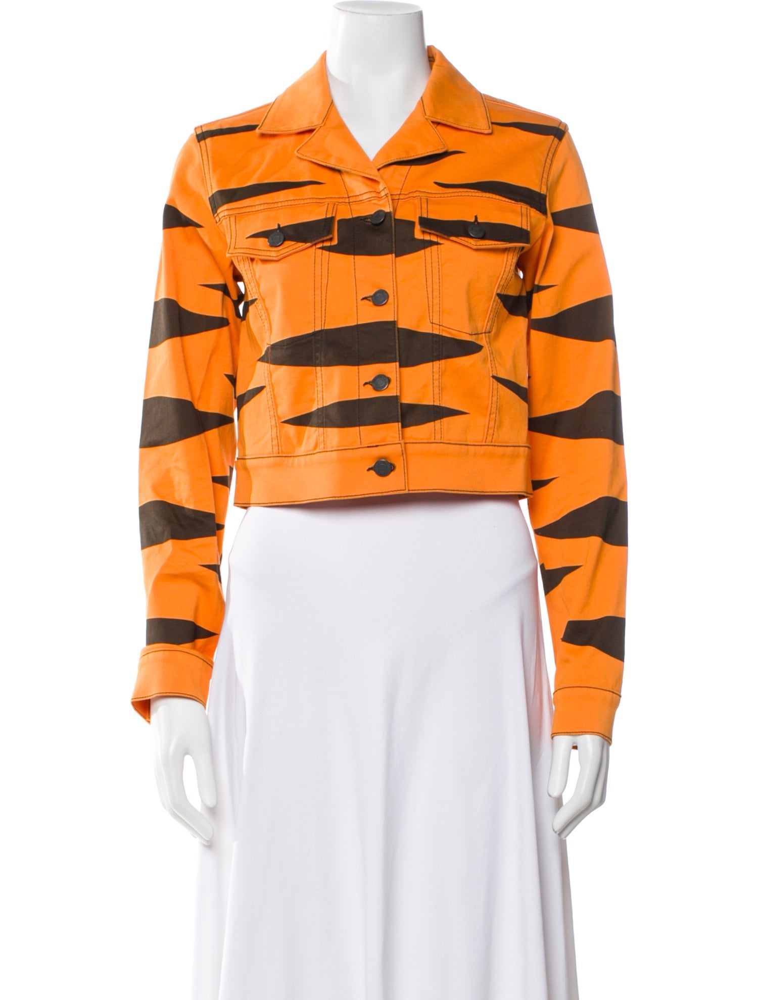 Moschino Couture Striped Denim Jacket