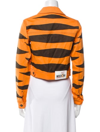 Moschino Couture Striped Denim Jacket
