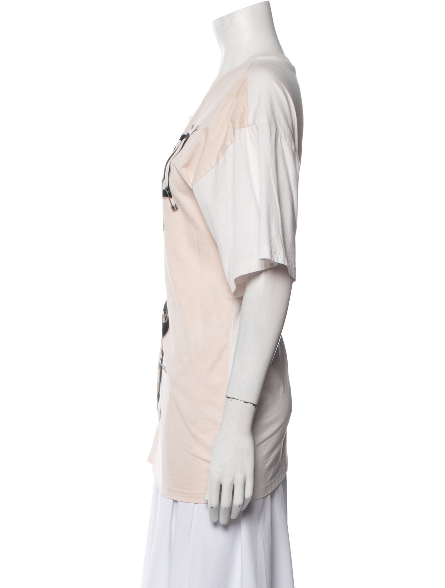 Moschino Couture Graphic Print Scoop Neck T-Shirt