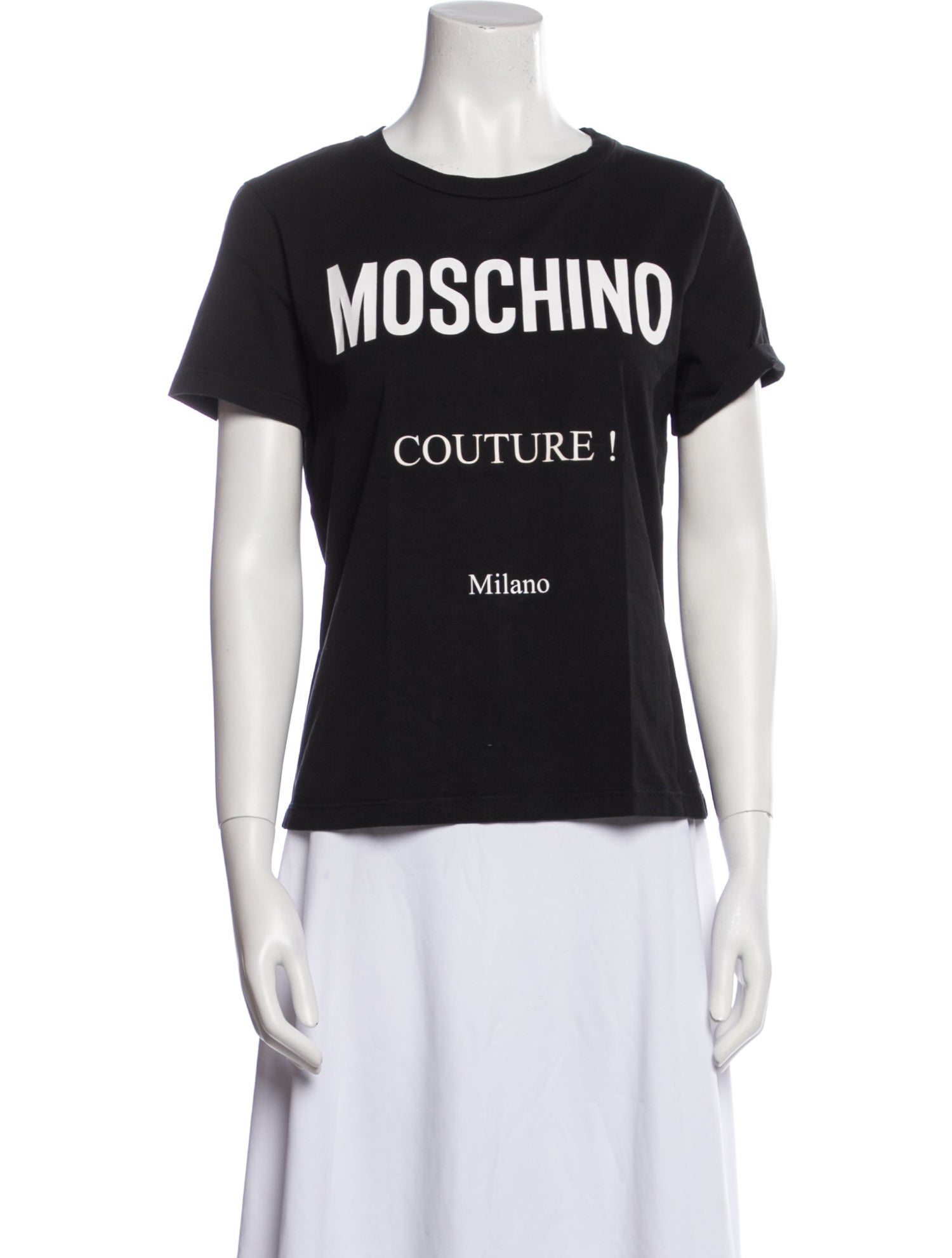 Moschino Couture Graphic Print Crew Neck T-Shirt