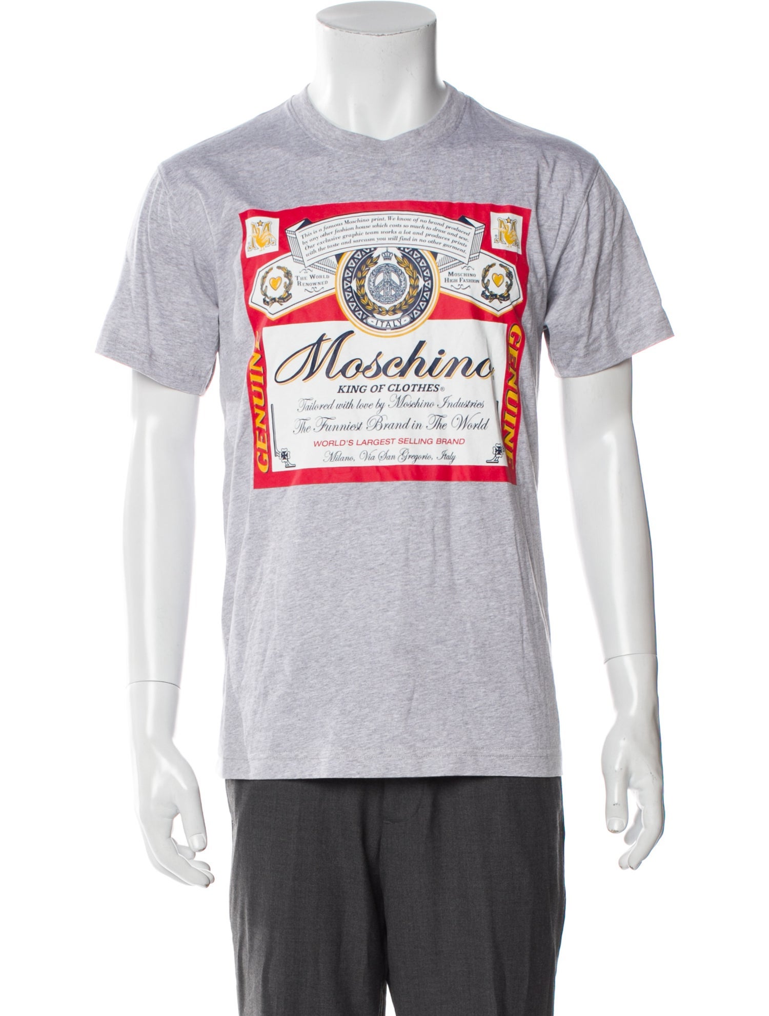 Moschino Couture Graphic Print Crew Neck T-Shirt