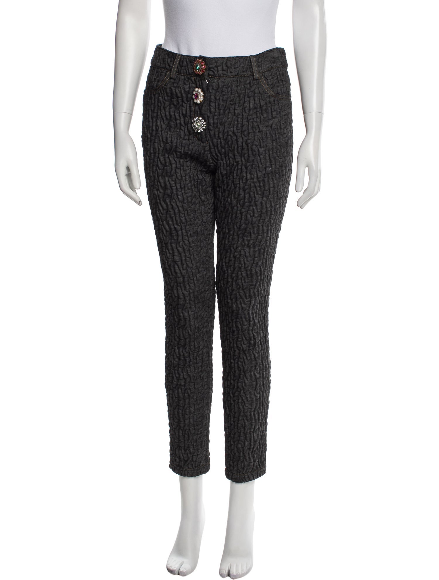 Moschino Couture Skinny Leg Pants