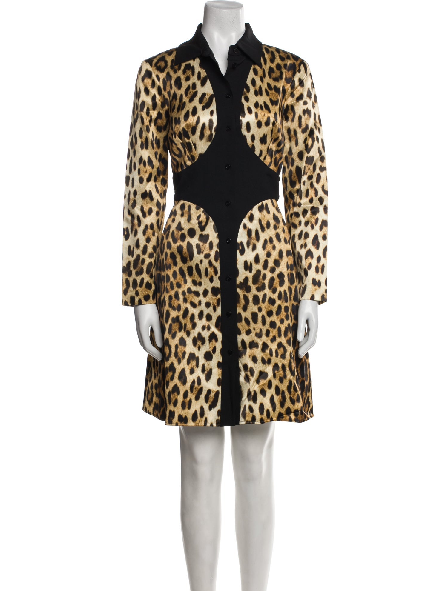 Moschino Couture Wool Knee-Length Dress