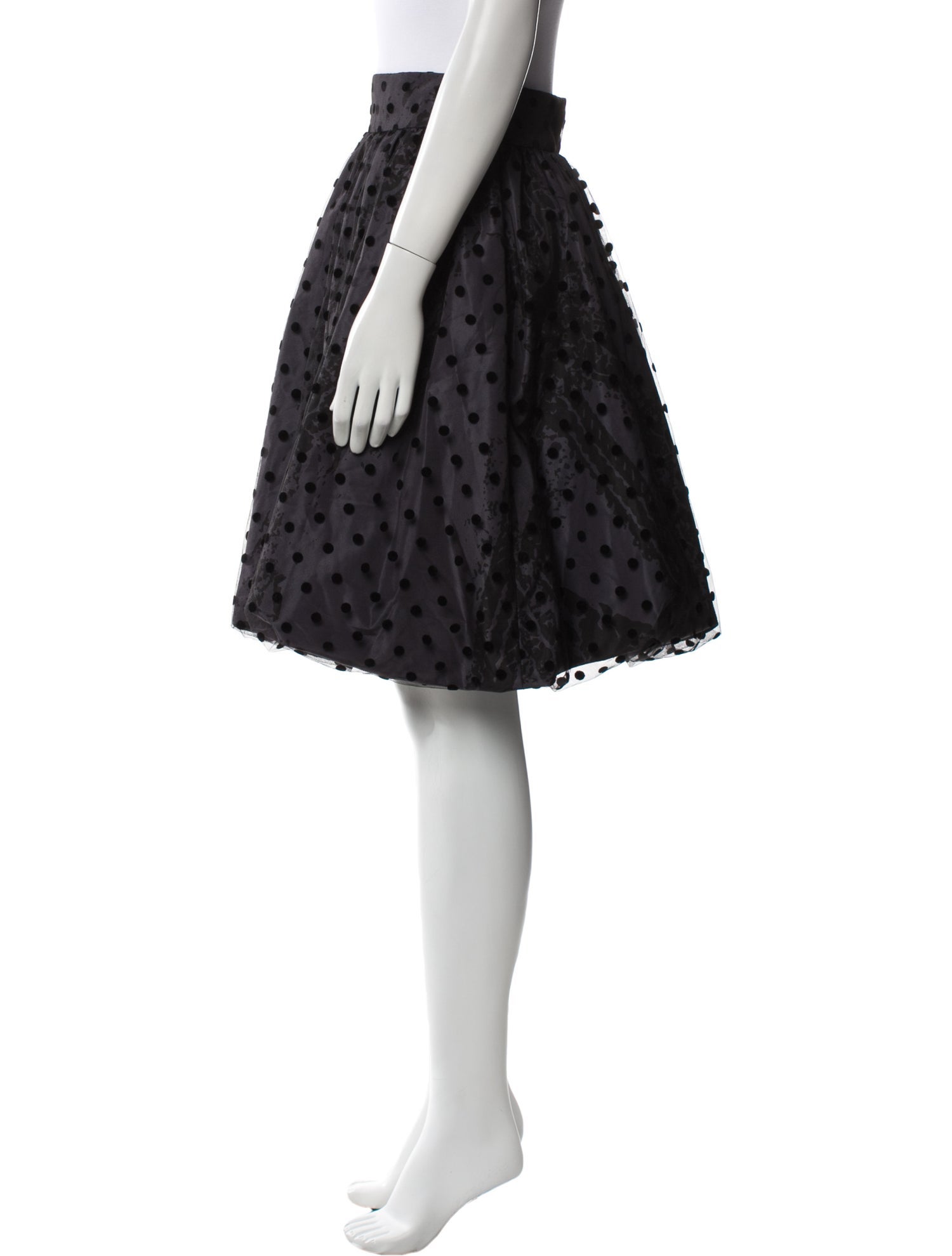 Moschino Couture Polka Dot Print Knee-Length Skirt w/ Tags