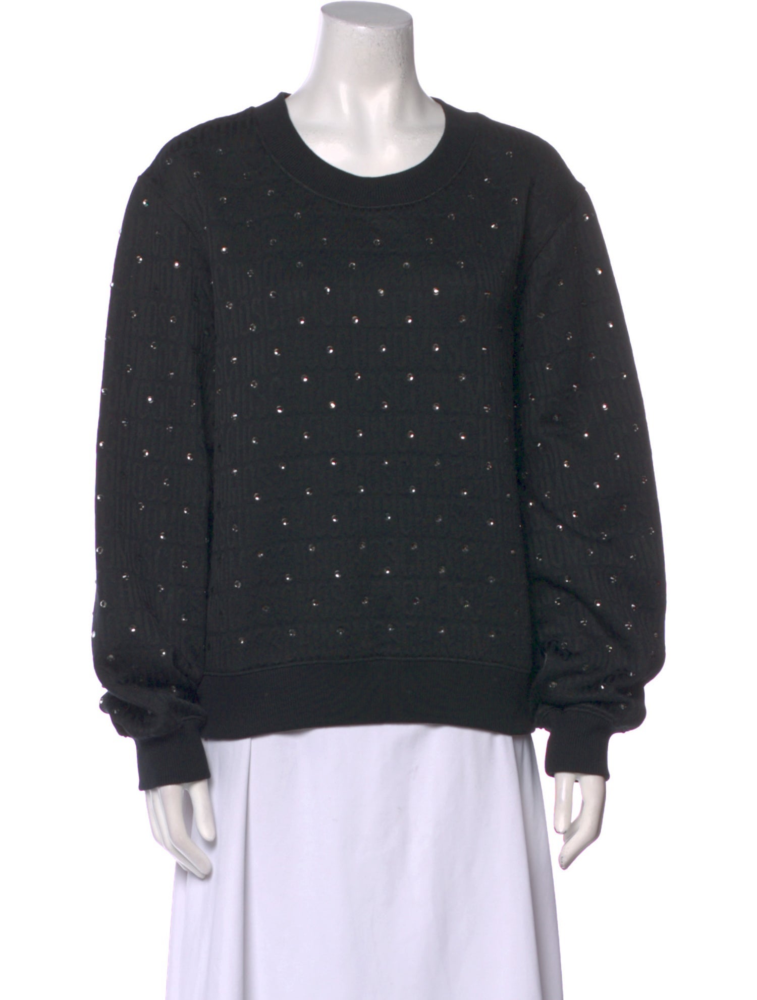 Moschino Couture Crew Neck Long Sleeve Sweatshirt