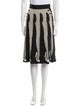 Moschino Couture Polka Dot Print Knee-Length Skirt