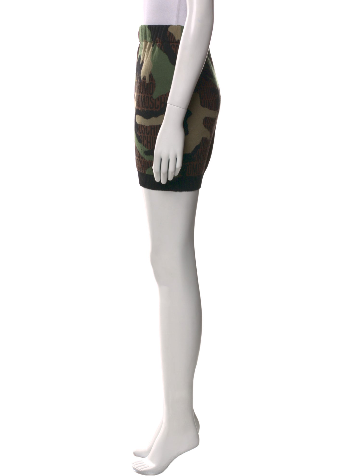 Moschino Couture Virgin Wool Mini Skirt