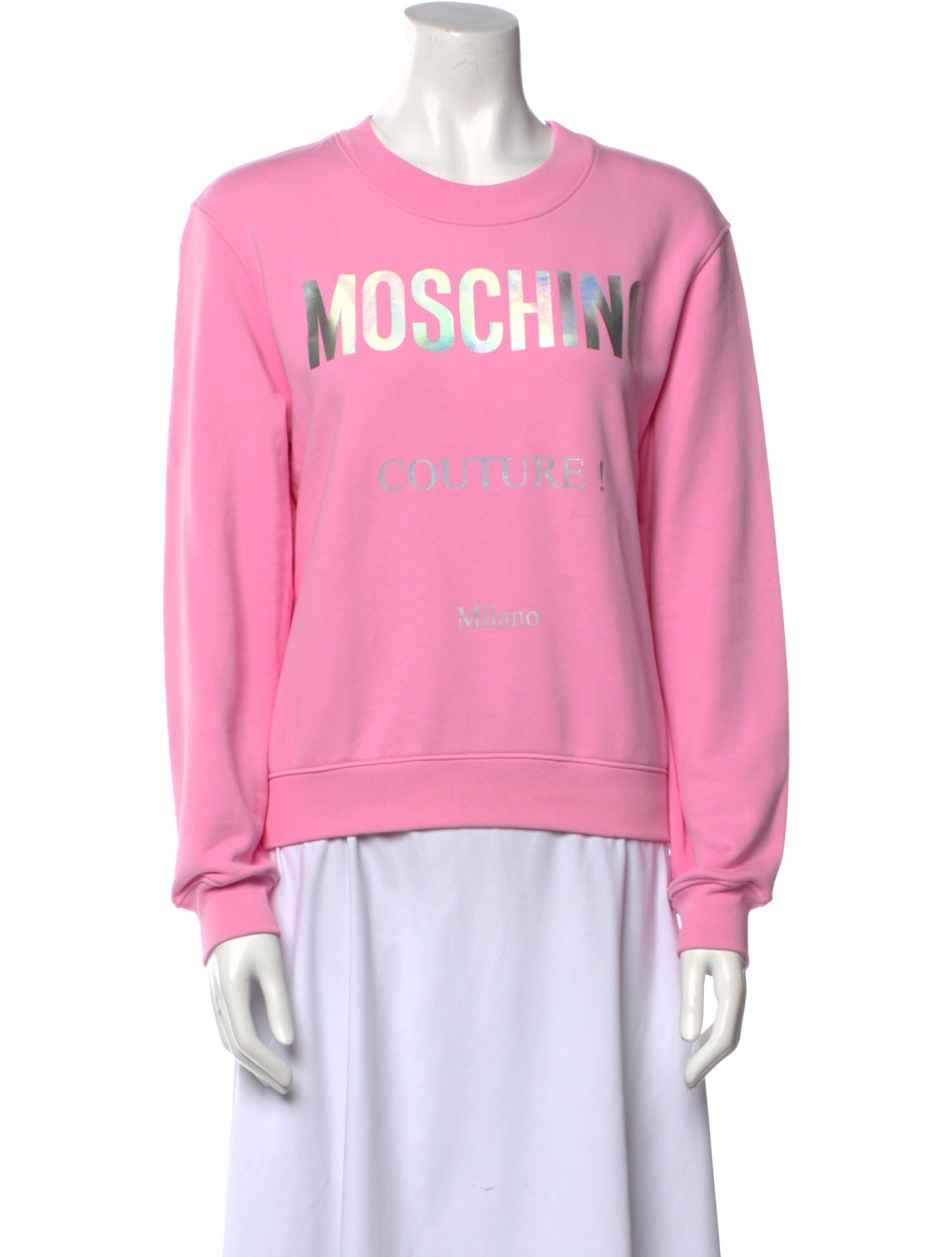 Moschino Couture Graphic Print Crew Neck Sweatshirt