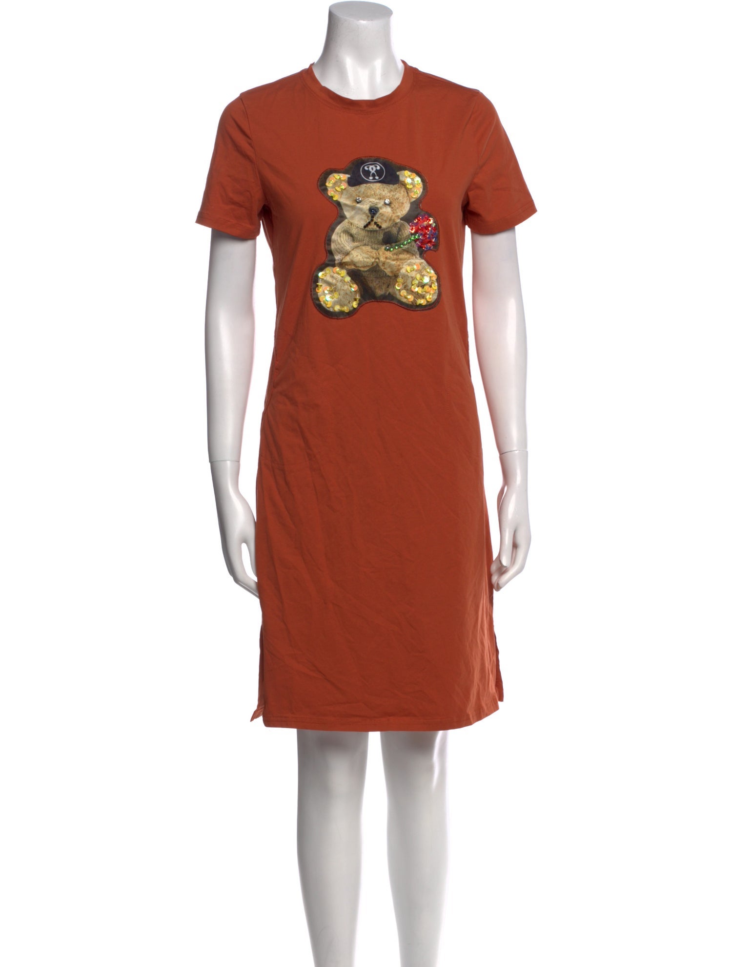 Moschino Couture Virgin Wool Knee-Length Dress