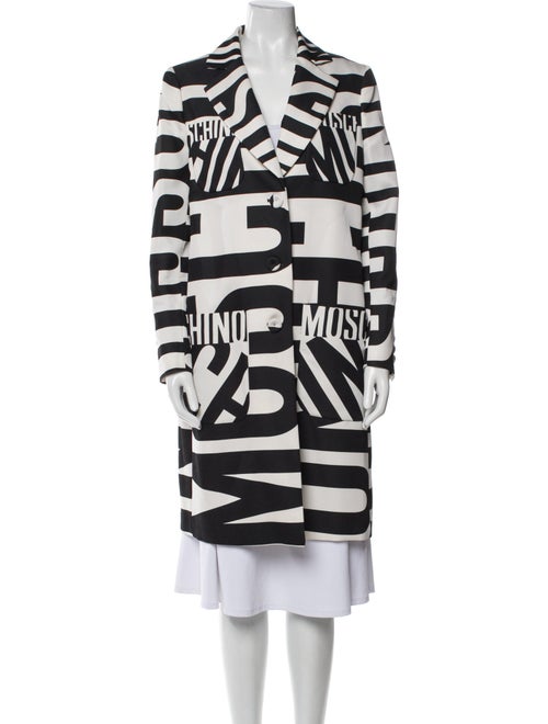 Moschino Couture Wool Printed Coat