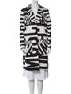 Moschino Couture Wool Printed Coat