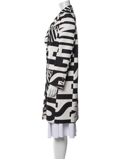 Moschino Couture Wool Printed Coat