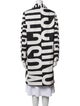 Moschino Couture Wool Printed Coat