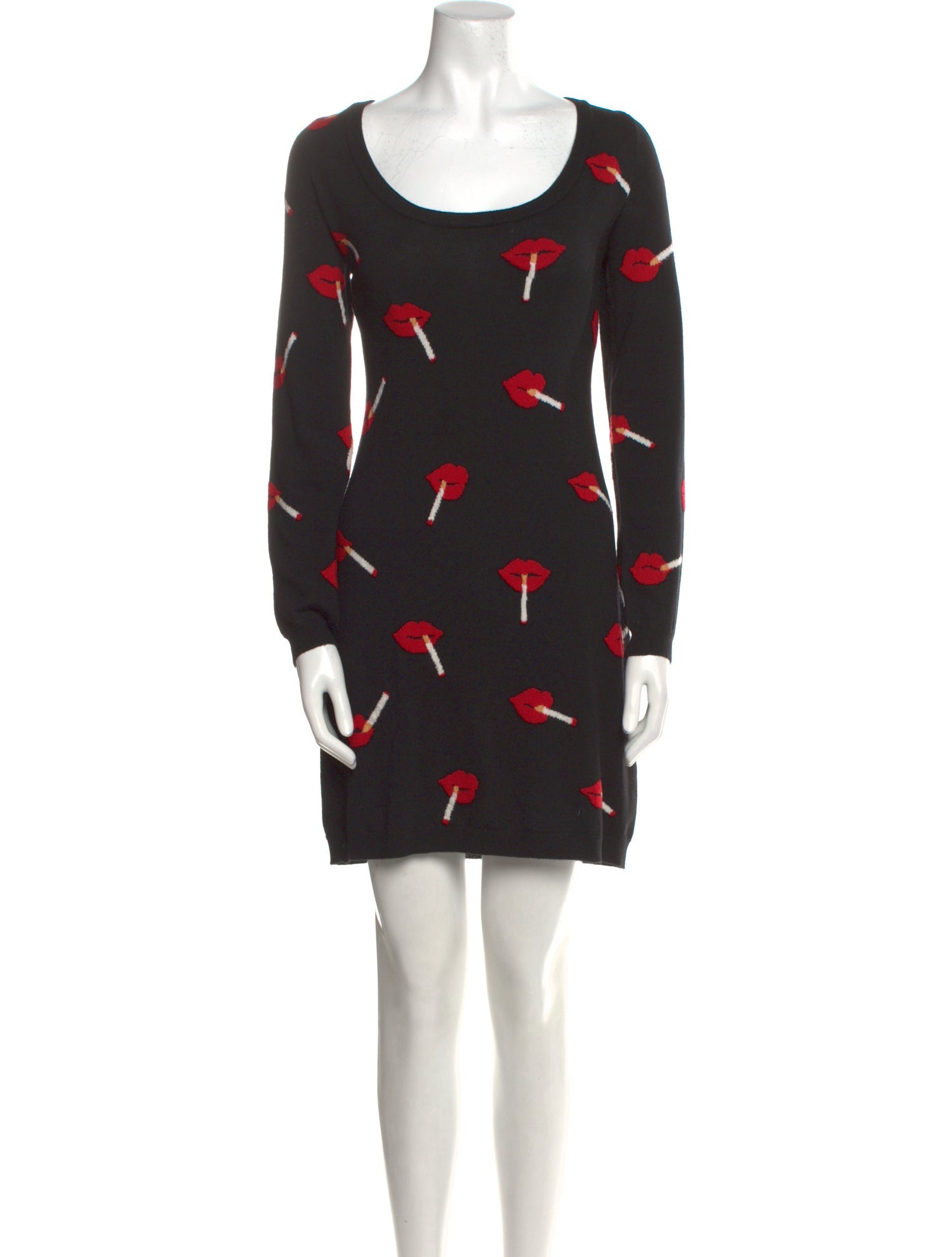 Moschino Couture Virgin Wool Mini Dress