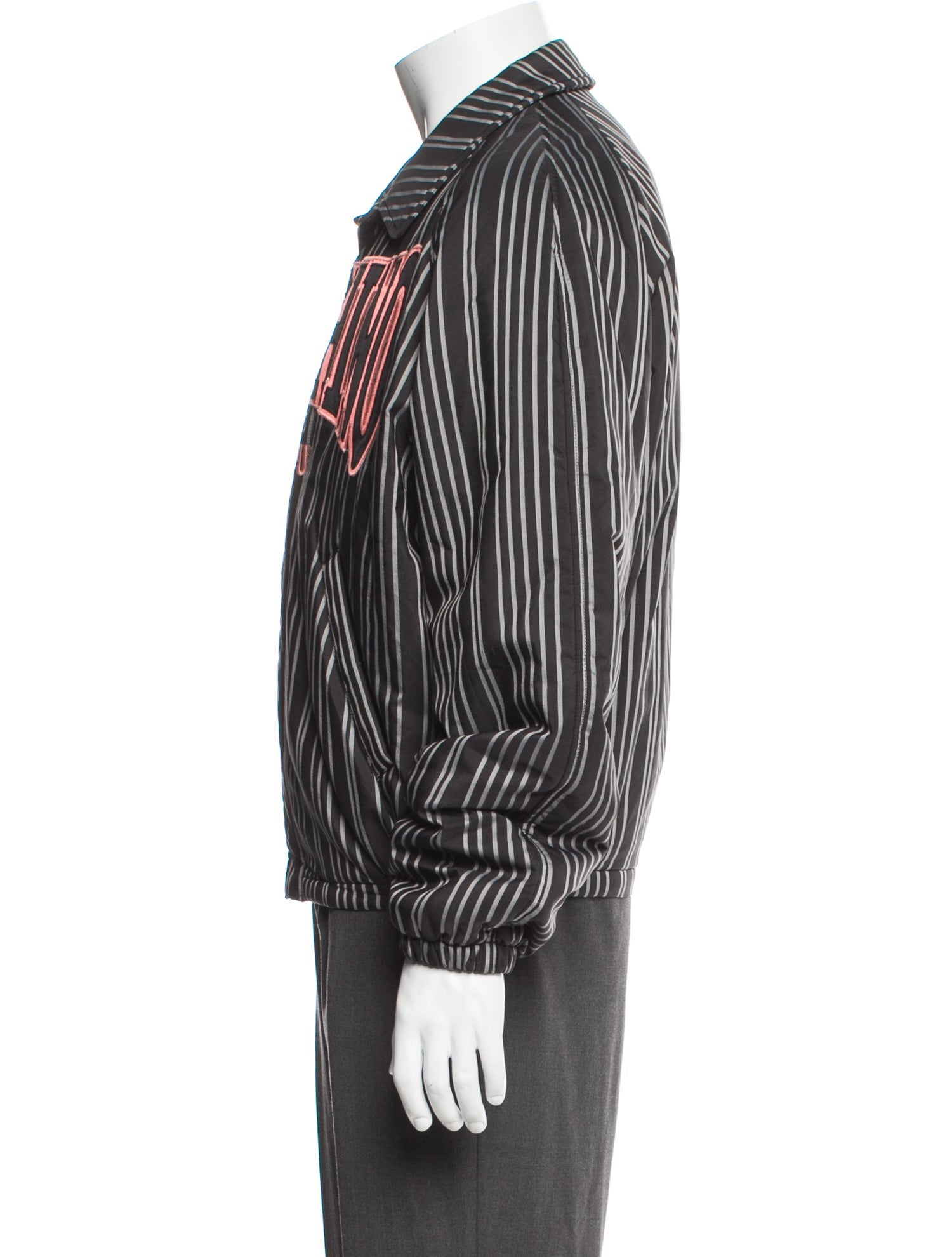Moschino Couture Striped Coat