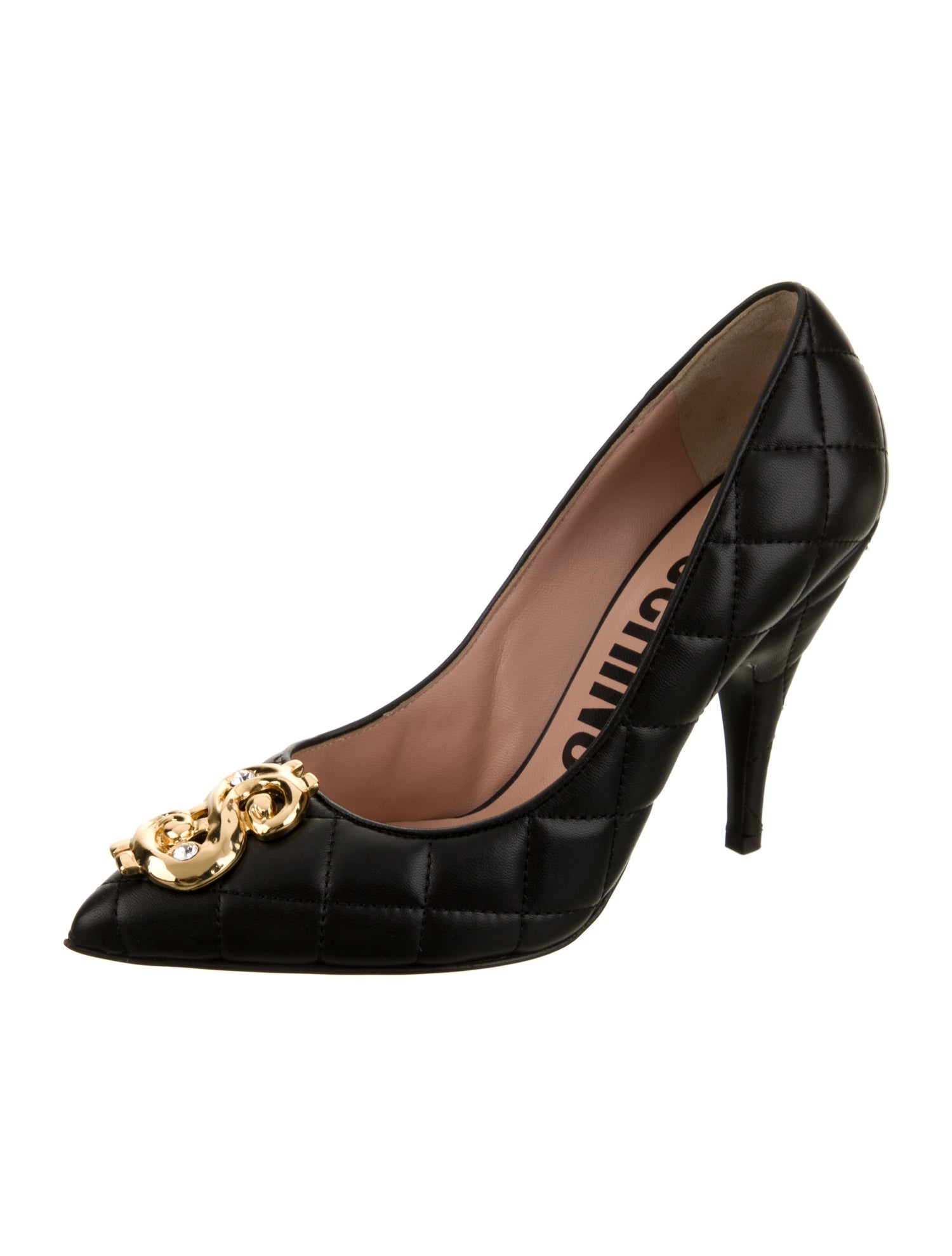 Moschino Couture Leather Pumps