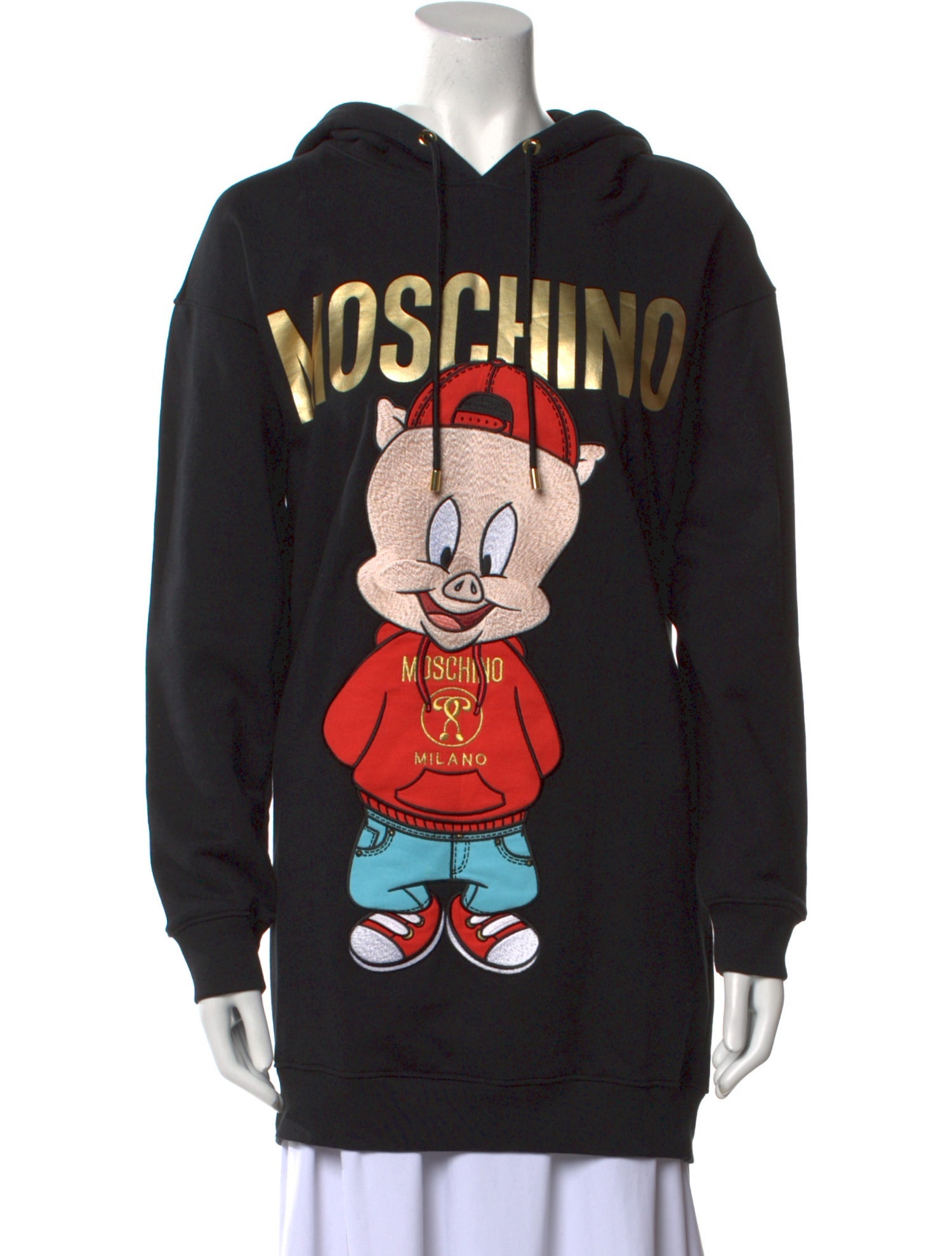 Moschino Couture Graphic Print Crew Neck Sweatshirt