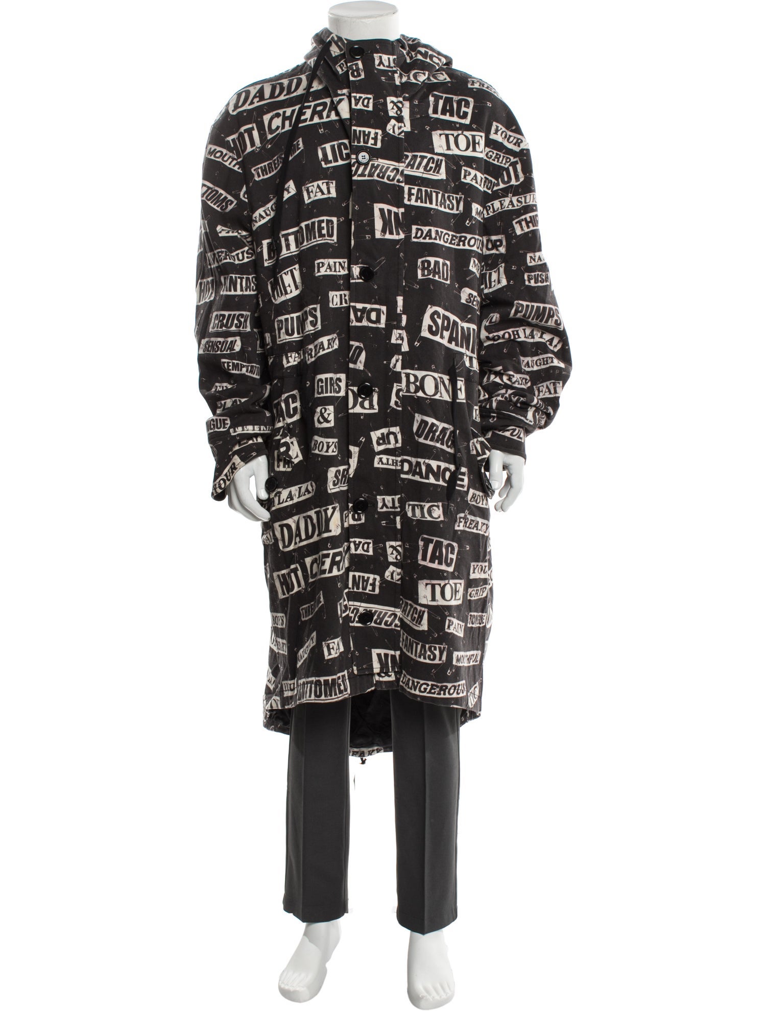 Moschino Couture Printed Parka