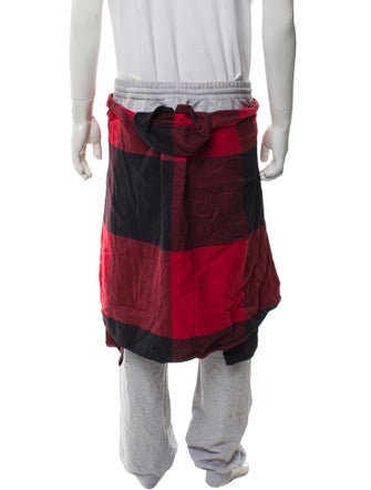 Moschino Couture Colorblock Pattern Robe