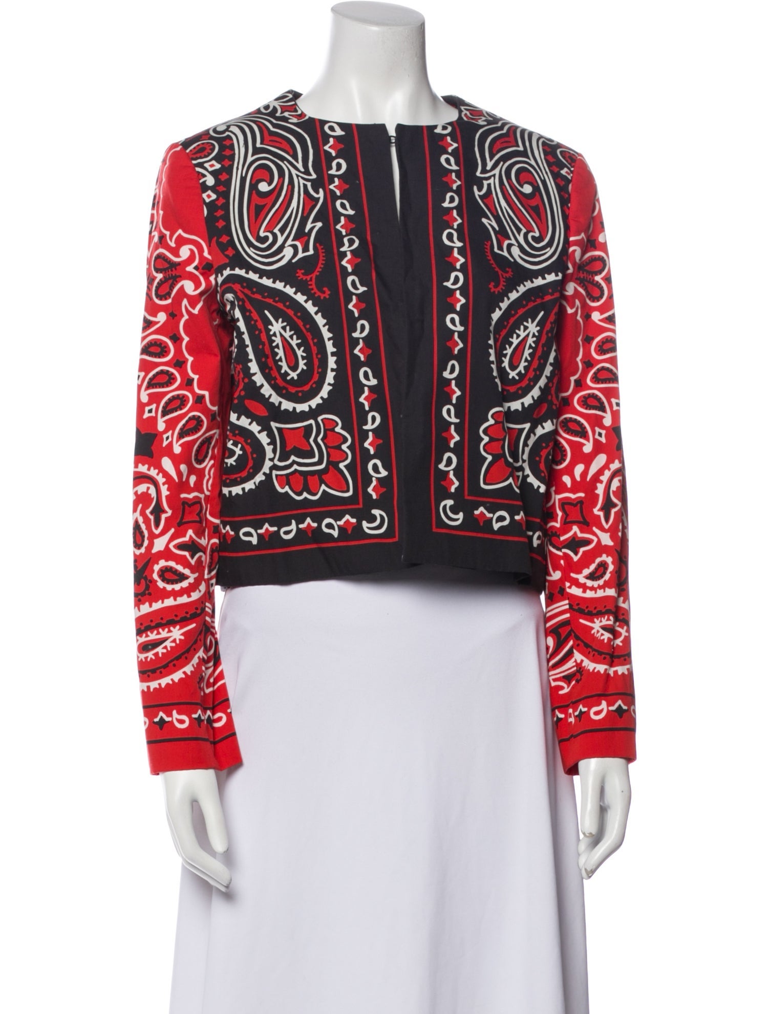 Moschino Couture Paisley Print Evening Jacket