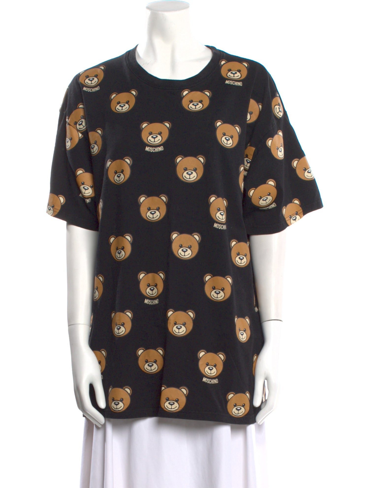 Moschino Couture Printed Crew Neck Tunic