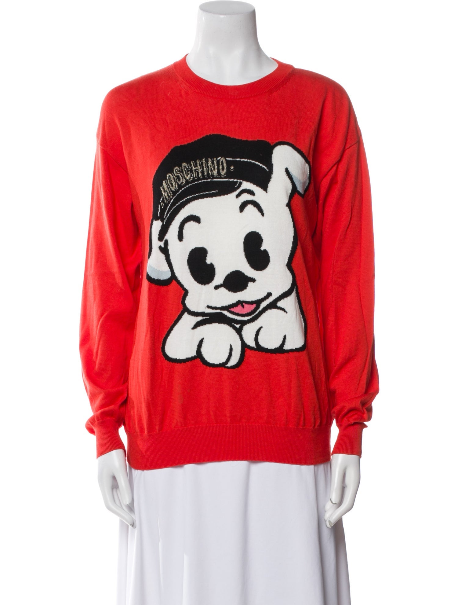 Moschino Couture Graphic Print Crew Neck Sweatshirt