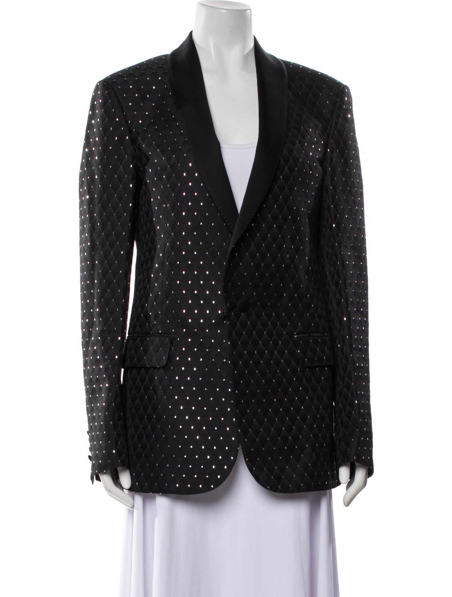 Moschino Couture Polka Dot Print Blazer