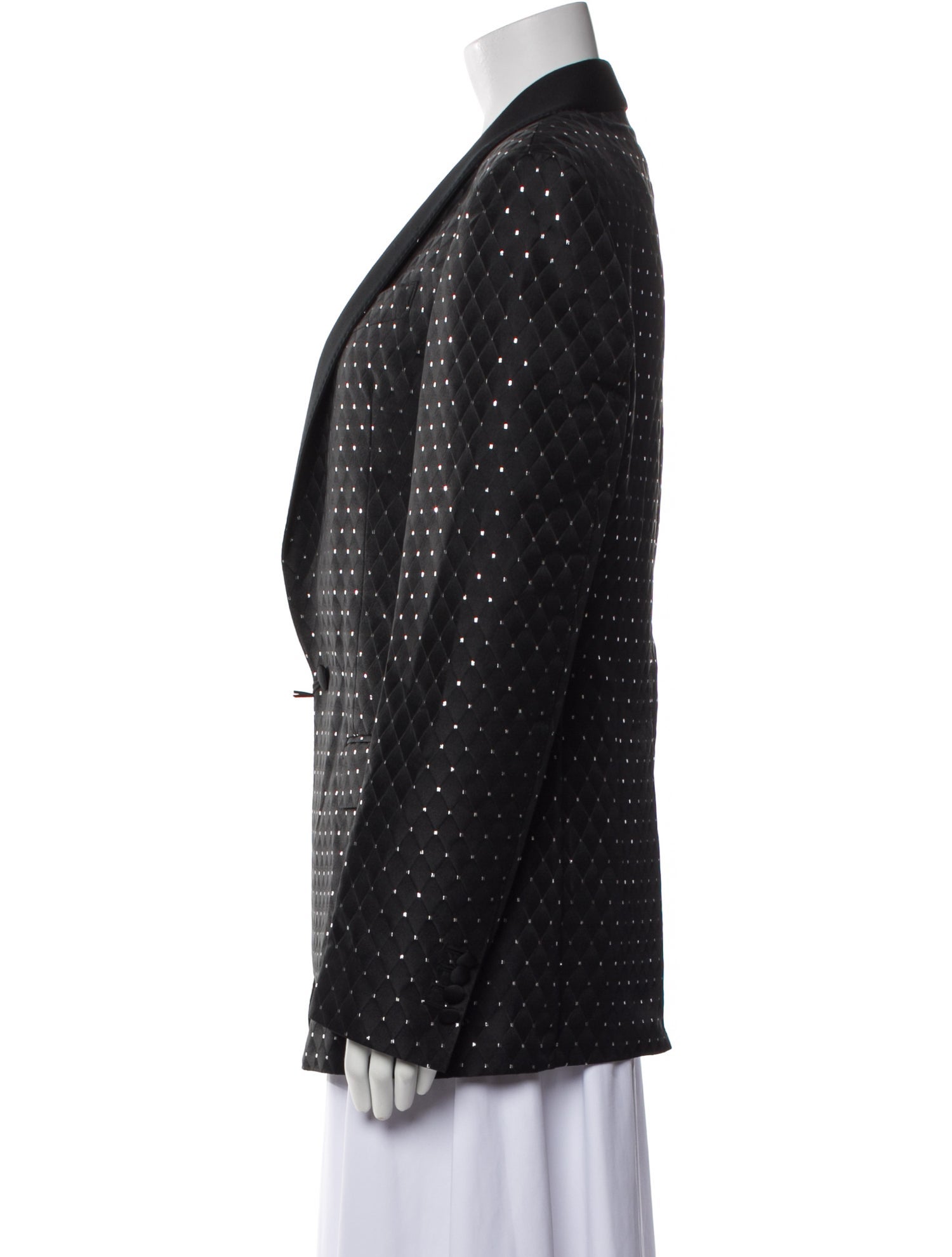 Moschino Couture Polka Dot Print Blazer