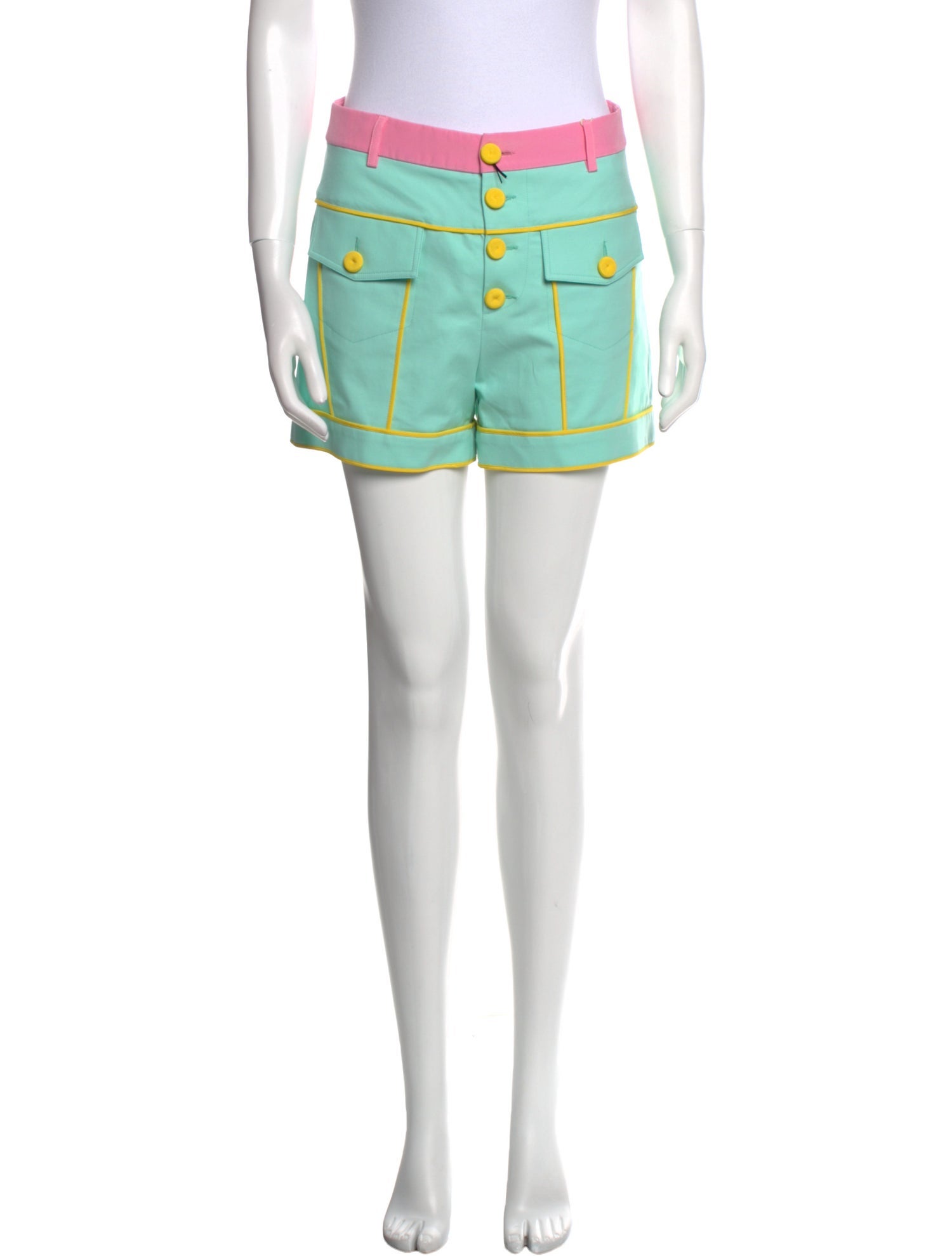 Moschino Couture Printed Mini Shorts w/ Tags