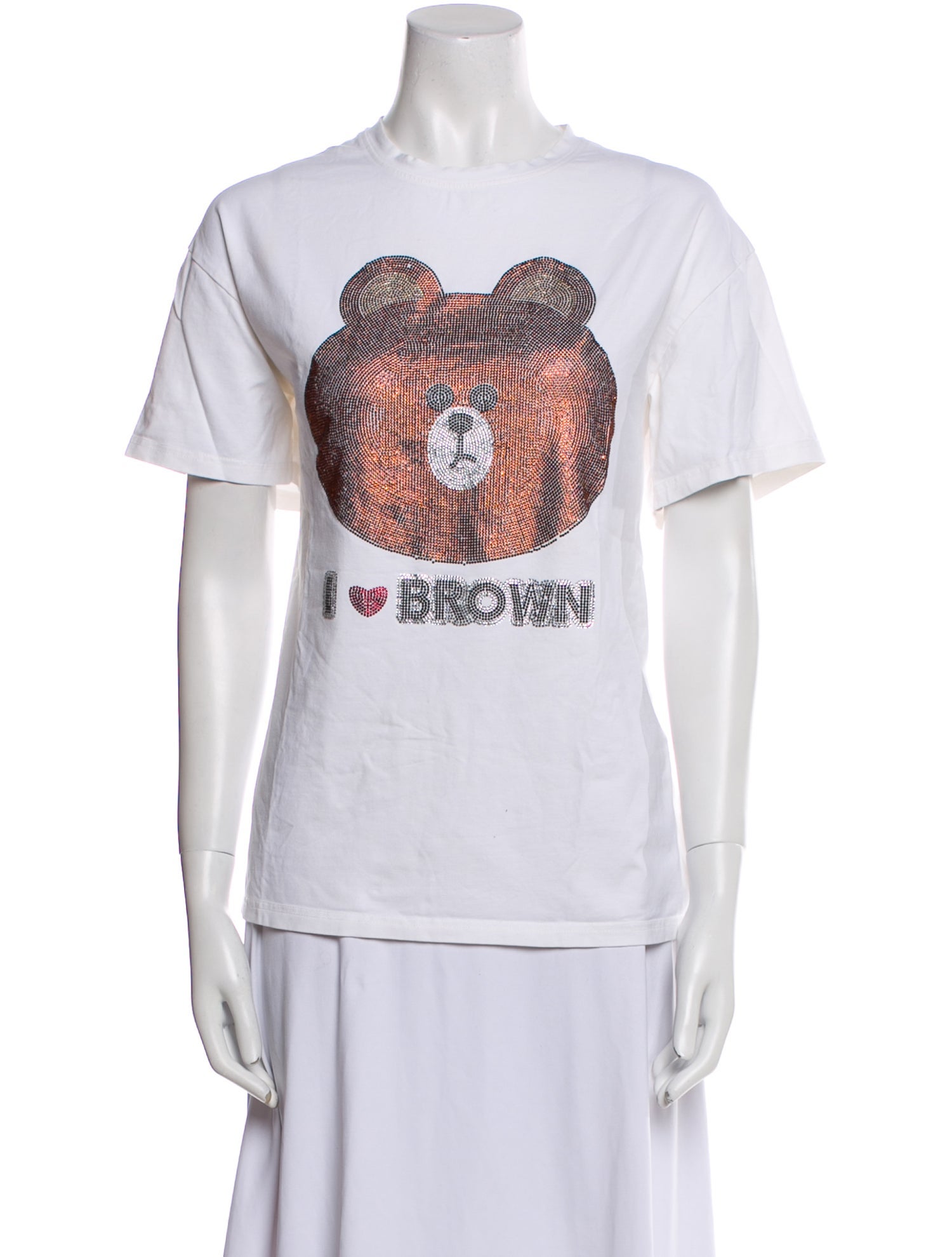 Moschino Couture Graphic Print Crew Neck T-Shirt