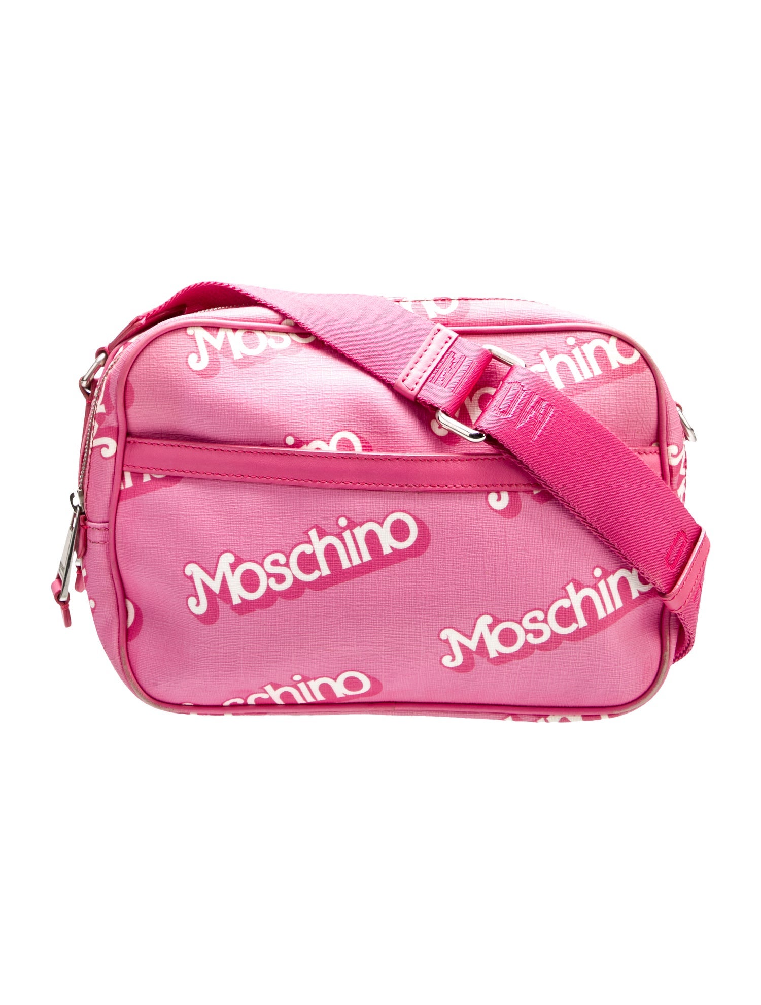 Moschino Couture Leather Messenger Bag