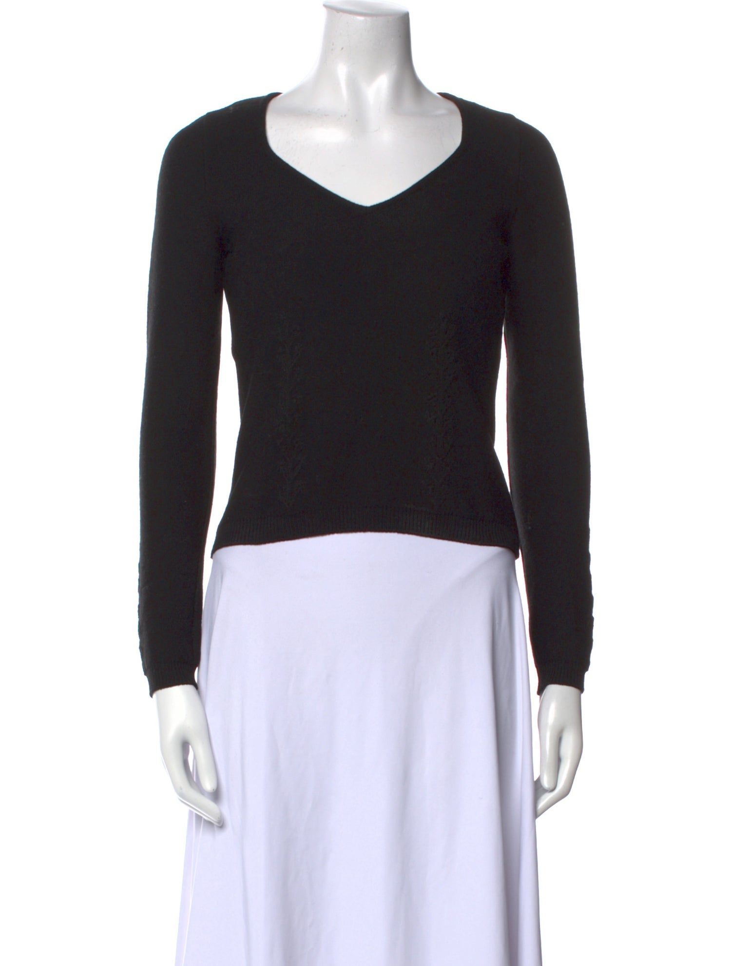 Moschino Couture Virgin Wool V-Neck Sweater